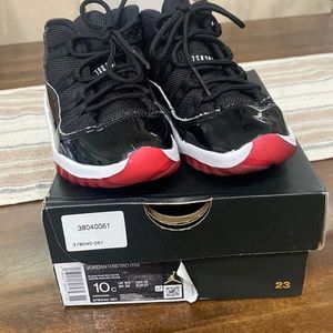 Jordan 11 retro size 10c